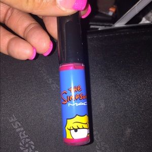 Authentic Mac limited edition lip gloss.
