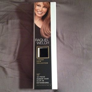Raquel Welch 18" human hair clip in extensions