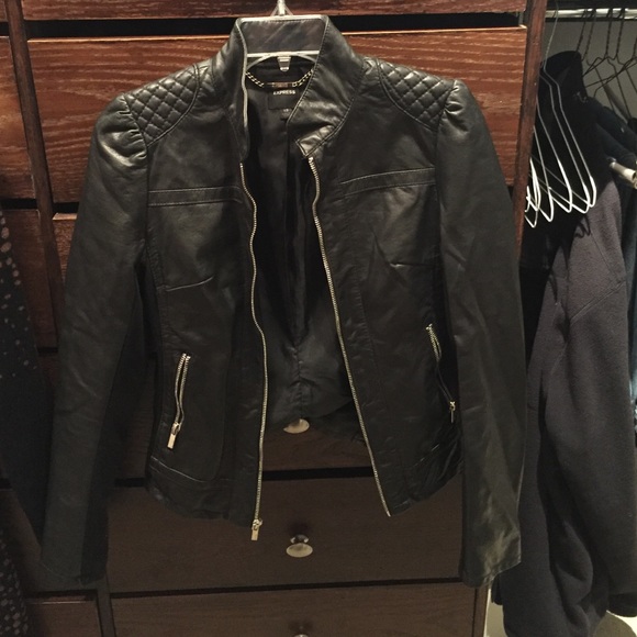 Express faux leather jacket