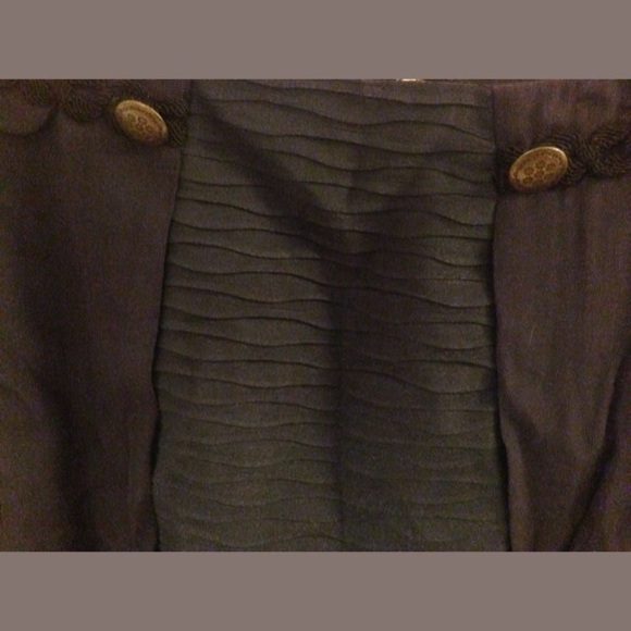 ANTHROPOLOGIE Girls From Savoy Navy Braid & Button - Picture 2 of 4