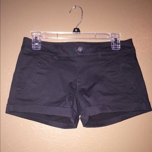 Brand new never worn black midi shorts