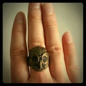 Vintage Owl Ring