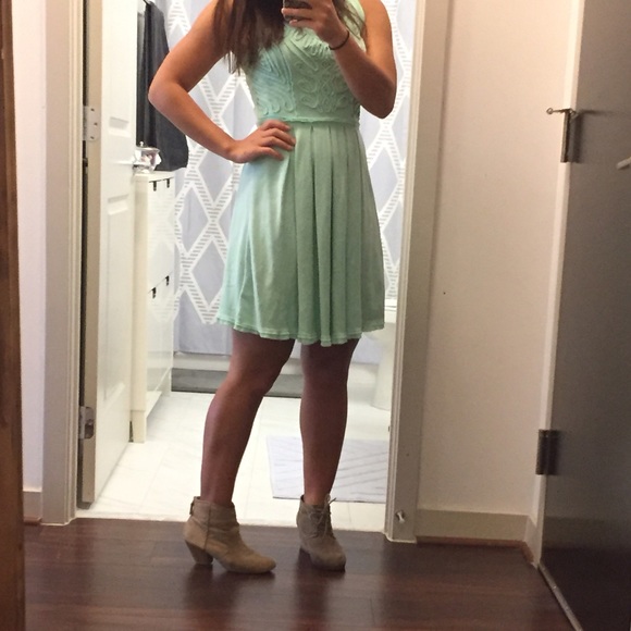 Mint free people dress