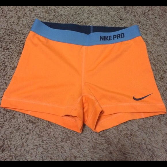 Tangerine Nike Pro Spandex