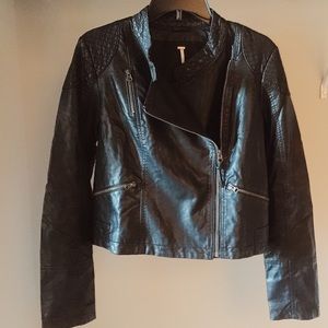 ACCEPTING OFFERS Free People Vegan Leather Jacket