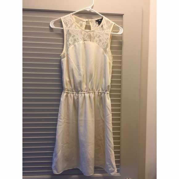 Cream lace H&M dress
