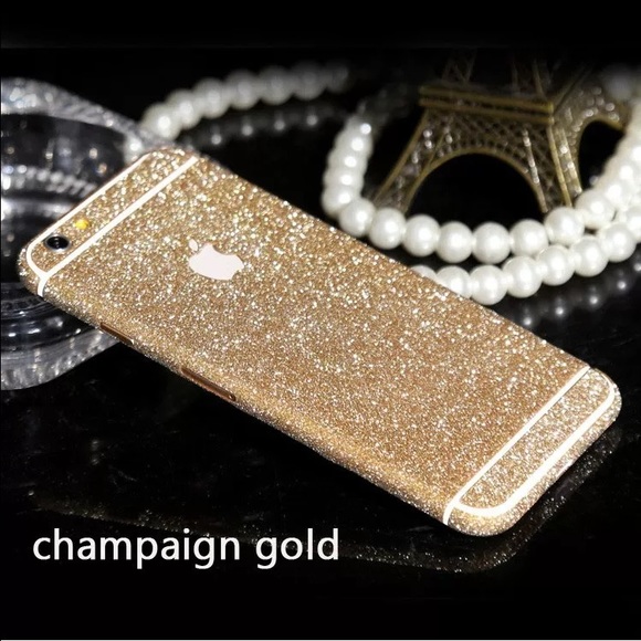 Beautiful glitter decal case