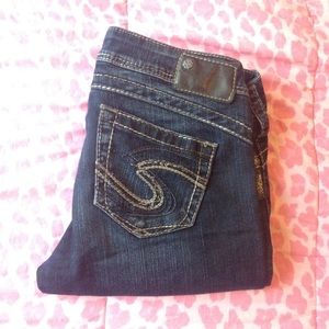 ❗️Bootcut Silver Jeans❗️