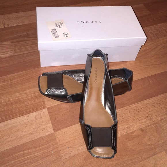 Theory Shoes - Mirror elastic flats! ✋Final price on hold