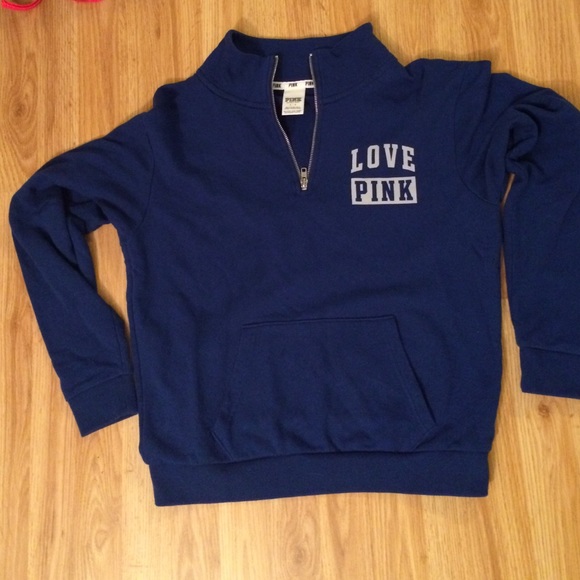 PINK Victoria Secret quarter zip sweatshirt.