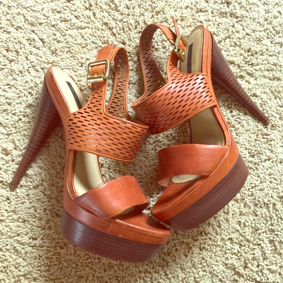 Rachel Zoe brown heels