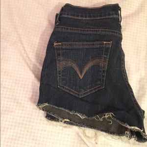 High waisted Levi's shorts