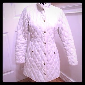 Eddie Bauer white puffer jacket