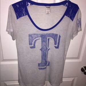 Texas Rangers PINK tee