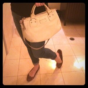 Kate Spade Cream Leather Shoulder bag