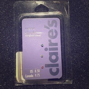 Brand new Claire's nose stud bones.