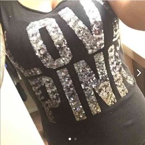 Sequin pink Shirt no trades