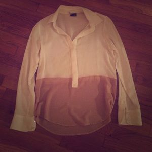 Silk collared shirt