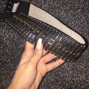 Bebe studded belt