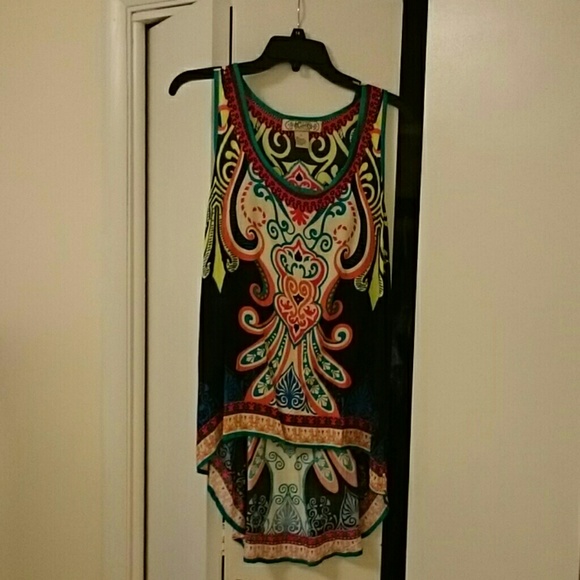 Multi color hi lo tank ADORABLE!!