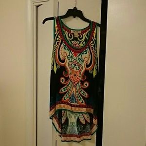 Multi color hi lo tank ADORABLE!!