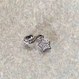 Pave star charm