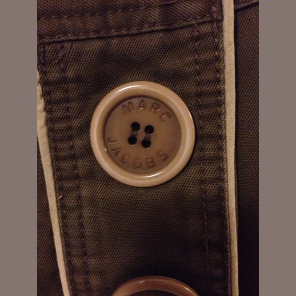 MARC JACOBS Aline Skirt Brown Buttons - Picture 2 of 4