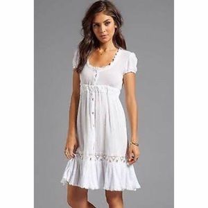 Jens pirate booty white boho gauze dress