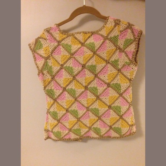 ANTHROPOLOGIE Guinevere Pastel Knit Cardigan - Picture 2 of 3