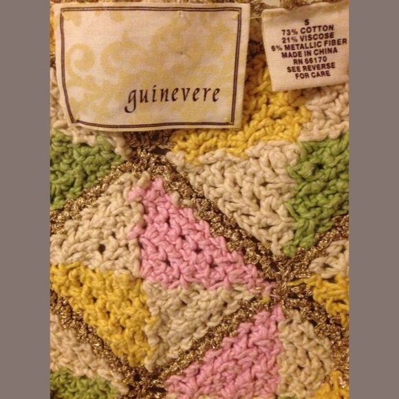 ANTHROPOLOGIE Guinevere Pastel Knit Cardigan - Picture 3 of 3