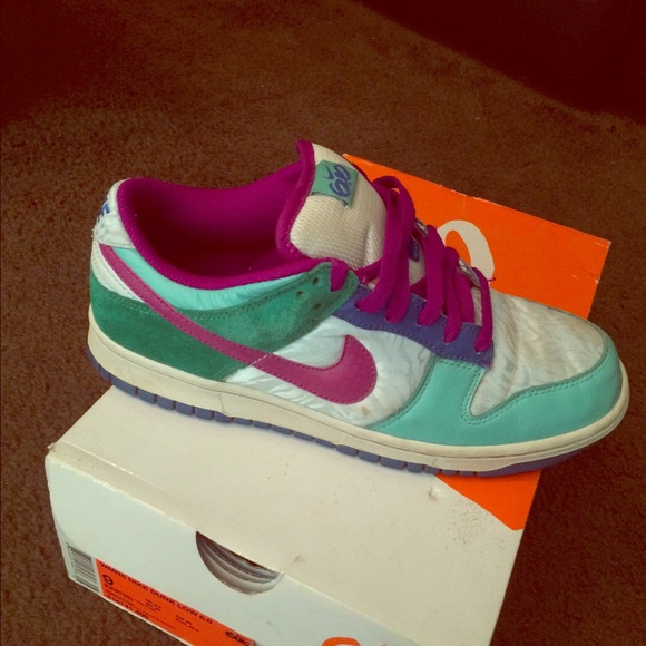 Colorful Nikes only worn a few times!