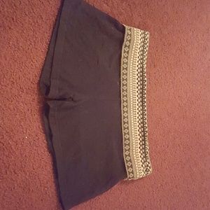 Legging shorts patterned