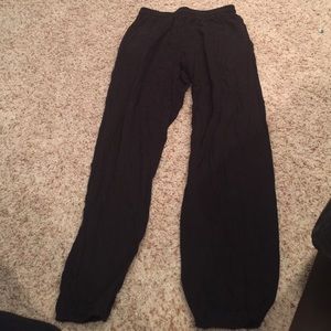 Black sweat pants