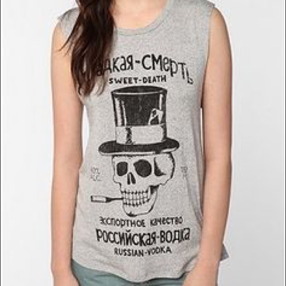 Urban outfitters skull sleevless tank