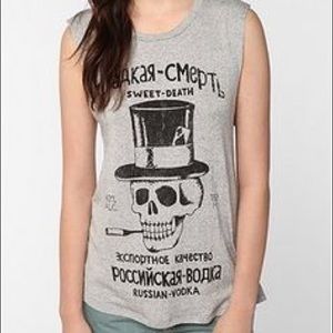 Urban outfitters skull sleevless tank