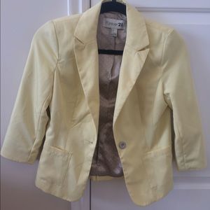 Yellow blazer