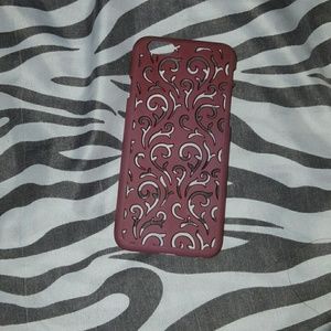 Burgundy iPhone 6 case