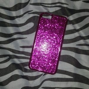 Pink sparkle iPhone 6 case
