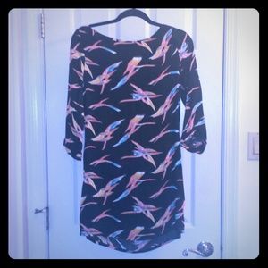 birds of paradise dress