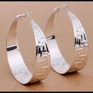 NEW 925 Sterling Silver Hoops