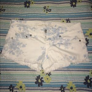 Floral print American eagle shorts