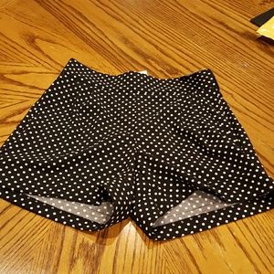 Dressy polka dolt shorts