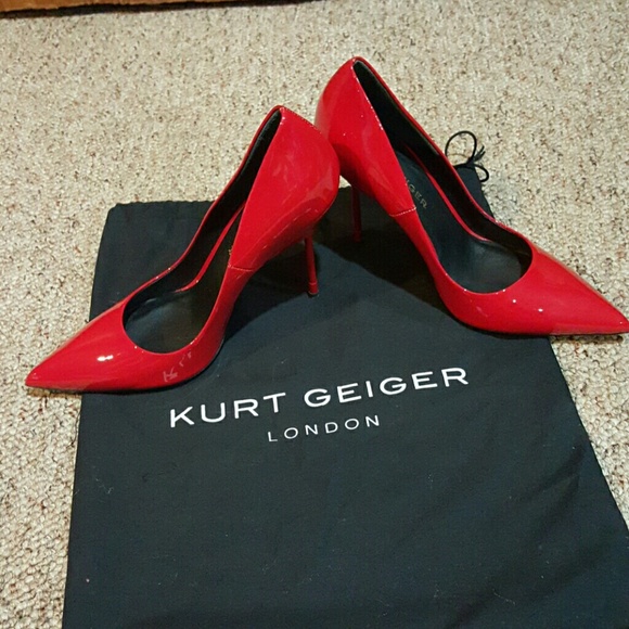 Red Kurt Geiger pumps