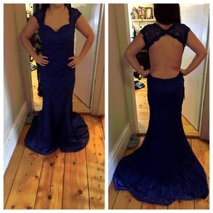 New Royal blue prom dress! Never worn!