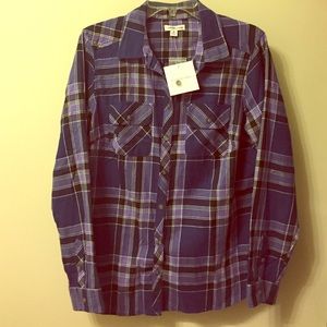 Croft & Barrow Button Down Flannel! Brand New!