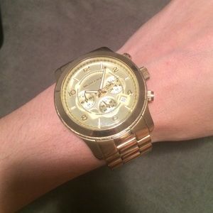AUTHENTIC michael Kors gold watch