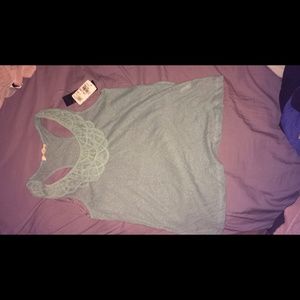 teal tank top