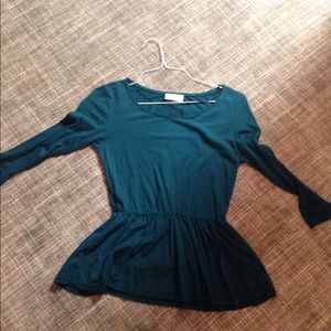 Barely worn peplum top from Zara!