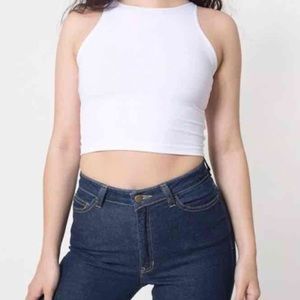 White America Apparel Crop Top