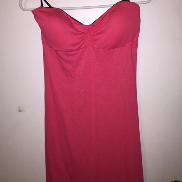 Strapless dress with a sweetheart neckline